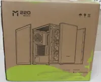 SALE OUT. FSP M220-BA ATX Mid Tower, USB 3.0x1, USB 2.0x2, 120mm ARGBx3 | FSP Case | M220-BA | Mid Tower | Black | DAMAGED PACKAGING
