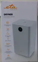SALE OUT. ETA ETA363090000 DRYNER Dehumidifier, Tank volume (water) 2 l, Suitable for spaces up to 60 m², White | ETA Dehumidifier | Dryner 3630 90000 | Power 200 W | Suitable for rooms up to 60 m² | Water tank capacity 2 L | White | DAMAGED PACKAGING, DEMO