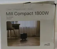 SALE OUT. Mill | Heater | CUS1800MECBA | PTC Fan | 1800 W | Suitable for rooms up to 30 m² | Black | DAMAGED PACKAGING