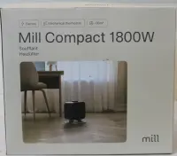 SALE OUT. Mill | Heater | CUS1800MECBA | PTC Fan | 1800 W | Suitable for rooms up to 30 m² | Black | DAMAGED PACKAGING – pilt 3
