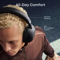 Anker Soundcore Space 2 | Headphones | Over-ear | Microphone | Jet Black | Noise canceling – pilt 4