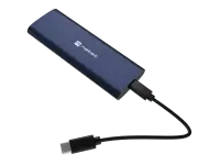 Natec | Rhino M.2 NVME Lite USB-C External, Gen 2 Steel Navy | Solid-state drive interface NVMe
