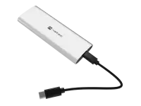 Natec | Rhino M.2 NVME Lite USB-C External, Gen 2 Steel Arctic Silver | Solid-state drive interface NVMe