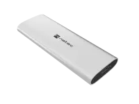 Natec | Rhino M.2 NVME Lite USB-C External, Gen 2 Steel Arctic Silver | Solid-state drive interface NVMe