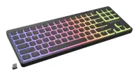 GENESIS Thor 430 TKL Wireless klaviatuur Mängimine USB + RF Wireless + Bluetooth QWERTY Ameerika inglise keel Must