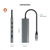 Fixed HUB Core | FIXHU-CR-GR | Space Gray – pilt 2