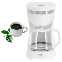 Adler Coffee Maker | AD 4381w | Drip | 600 W | White – pilt 2