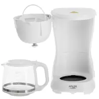 Adler Coffee Maker | AD 4381w | Drip | 600 W | White – pilt 5