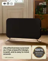 Mill Instant Max Led Portable Heater | CO2200LEDMAXBLACK | Convection Heater | 2200 W | Number of power levels 3 | Suitable for rooms up to 5-30 m² | Black – pilt 2