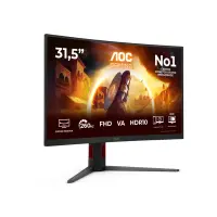 AOC G4 C32G4Z PC lamekuvar 80 cm (31.5") 1920 x 1080 pikslit Full HD LCD Must, Punane – pilt 3