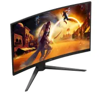 AOC G4 C32G4Z PC lamekuvar 80 cm (31.5") 1920 x 1080 pikslit Full HD LCD Must, Punane – pilt 6