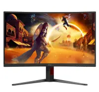 AOC G4 C32G4Z PC lamekuvar 80 cm (31.5") 1920 x 1080 pikslit Full HD LCD Must, Punane – pilt 7