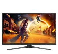 AOC G4 C32G4Z PC lamekuvar 80 cm (31.5") 1920 x 1080 pikslit Full HD LCD Must, Punane – pilt 12