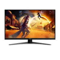 AOC G4 U32G4U PC lamekuvar 80 cm (31.5") 3840 x 2160 pikslit 4K Ultra HD Must, Punane – pilt 10