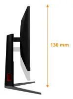 AOC G4 U32G4U PC lamekuvar 80 cm (31.5") 3840 x 2160 pikslit 4K Ultra HD Must, Punane – pilt 15