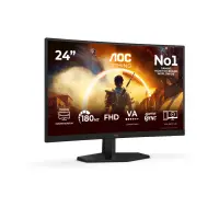 AOC G4 23.6" VA FHD 180Hz PC lamekuvar 59,9 cm (23.6") 1920 x 1080 pikslit Full HD LCD Must, Punane – pilt 9