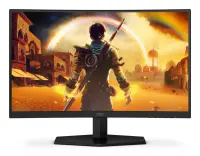 AOC G4 23.6" VA FHD 180Hz PC lamekuvar 59,9 cm (23.6") 1920 x 1080 pikslit Full HD LCD Must, Punane