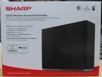 SALE OUT. Sharp AQUOS Wireless Surround Subwoofer | Sharp AQUOS Surround Subwoofer | CP-AWS0101 | Wi-Fi | DAMAGED PACKAGING | Wireless connection