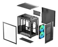 DeepCool CG590 MESH 2F Midi Tower Must – pilt 12