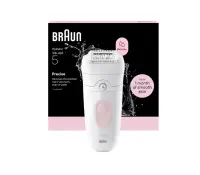 Braun Epilator | Silk-épil 5 SE5-000 | Operating time (max) 40 min | Number of power levels 2 | Wet & Dry | White/Pink