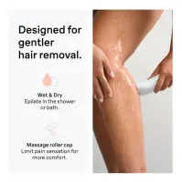Braun Epilator | Silk-épil 5 SE5-000 | Operating time (max) 40 min | Number of power levels 2 | Wet & Dry | White/Pink – pilt 5