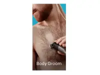 Braun Face and Body Hair trimmer | XT5300 Series XT5 | Cordless | Wet & Dry | Number of length steps 6 | Black/Silver – pilt 4