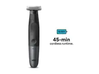 Braun Face and Body Hair trimmer | XT5300 Series XT5 | Cordless | Wet & Dry | Number of length steps 6 | Black/Silver