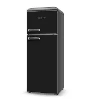 ETA Refrigerator | ETA253890020EN Storio Retro | Energy efficiency class E | Free standing | Combi | Height 148.2 cm | Fridge net capacity 170 L | Freezer net capacity 45 L | 38 dB | Black