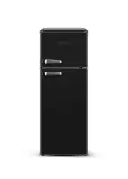 ETA Refrigerator | ETA253890020EN Storio Retro | Energy efficiency class E | Free standing | Combi | Height 148.2 cm | Fridge net capacity 170 L | Freezer net capacity 45 L | 38 dB | Black – pilt 2