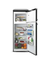 ETA Refrigerator | ETA253890020EN Storio Retro | Energy efficiency class E | Free standing | Combi | Height 148.2 cm | Fridge net capacity 170 L | Freezer net capacity 45 L | 38 dB | Black – pilt 4