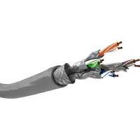 Goobay | CAT 6A Network Cable, S/FTP (PiMF), 50 m | 96093 | S/FTP | Grey – pilt 2