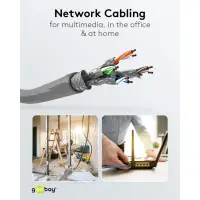 Goobay | CAT 6A Network Cable, S/FTP (PiMF), 50 m | 96093 | S/FTP | Grey – pilt 3