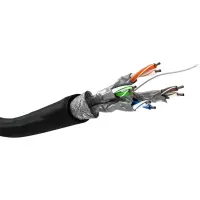 Goobay | CAT 6 Outdoor Network Cable, S/FTP (PiMF), 100 m | 57195 | U/UTP | Black