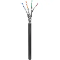 Goobay | CAT 6 Outdoor Network Cable, S/FTP (PiMF), 100 m | 57195 | U/UTP | Black