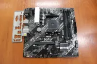 SALE OUT. | Asus PRIME B450M-A II | Processor family AMD | Processor socket AM4 | DDR4 | Memory slots 4 | Number of SATA connectors 6 x SATA III | Chipset AMD B | Micro ATX | WITHOUT ORIGINAL PACKAGING AND ACCESSORIES, ONLY BACK PANEL INCLUDED