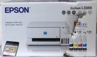 SALE OUT. Epson EcoTank L3366 Multifunctional Printer | SALE OUT. | Epson Multifunctional printer | EcoTank L3366 | Inkjet | Colour | A4 | Wi-Fi | White | DAMAGED PACKAGING, DENTED BODY (INK TANK TOP - COVER)