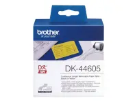 BROTHER DK44605 endless label paper gelb