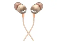 Marley Wired Earbuds | Smile Jamaica | Built-in microphone | USB Type-C | Copper