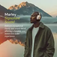 Marley Headphones | Positive Vibration Rebel | Bluetooth | ANC | Cream – pilt 2