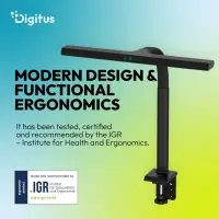 Digitus LED Desk Lamp, 50 cm, Black | DA-90490 | 1025 lm | 7 W | 3000-6500 K | Warm to cold white light | LED lamp | 10 V – pilt 10