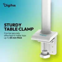 Digitus LED Desk Lamp, 50 cm, White | DA-90491 | 1025 lm | 7 W | 3000-6500 K | Warm to cold white light | LED lamp | 10 V – pilt 8