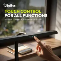 Digitus LED Desk Lamp, 80 cm, Black | DA-90492 | 2400 lm | 16 W | 3000-6500 K | Warm white | LED lamp | 10 V – pilt 6