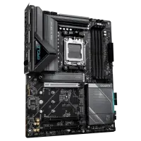 Gigabyte X870E EAGLE X3D WIFI7 | Processor family AMD | Processor socket AM5 | DDR5 | Supported hard disk drive interfaces M.2, SATA | Number of SATA connectors 4 – pilt 3