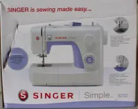 SALE OUT. Singer | Sewing Machine | Simple 3232 | Number of stitches 32 | Number of buttonholes 1 | White | DAMAGED PACKAGING