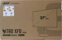 SALE OUT. | Acer Nitro XF27Q Ergo | 27 " | IPS | QHD | 144 Hz | 1 ms | 250 cd/m² | HDMI ports quantity 2 | Warranty 24 month(s) | DAMAGED PACKAGING