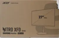 SALE OUT. | Acer Nitro XF27Q Ergo | 27 " | IPS | QHD | 144 Hz | 1 ms | 250 cd/m² | HDMI ports quantity 2 | Warranty 24 month(s) | DAMAGED PACKAGING