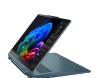Lenovo- Yoga 7 2-in-1 14AKP10 AMD | Tidal Teal | 14 " | OLED | Touchscreen | WUXGA | 1920 x 1200 pixels | Glossy | AMD Ryzen AI 5 | 340 | 16 GB | Soldered LPDDR5 | Solid-state drive capacity 512 GB | AMD Radeon 840M Graphics | Windows 11 Home | 802.11be | Bluetooth version 5.4 | Keyboard language English | Keyboard backlit | Warranty 24 month(s) | Battery warranty 12 month(s) – pilt 4