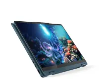 Lenovo- Yoga 7 2-in-1 14AKP10 AMD | Tidal Teal | 14 " | OLED | Touchscreen | WUXGA | 1920 x 1200 pixels | Glossy | AMD Ryzen AI 5 | 340 | 16 GB | Soldered LPDDR5 | Solid-state drive capacity 512 GB | AMD Radeon 840M Graphics | Windows 11 Home | 802.11be | Bluetooth version 5.4 | Keyboard language English | Keyboard backlit | Warranty 24 month(s) | Battery warranty 12 month(s) – pilt 8