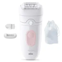 Braun Silk epil 5, märg- ja kuivkasutus, valge - Epilaator