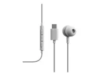 Sudio Earbuds | V3 | USB-C | In-ear | Microphone | Grey White